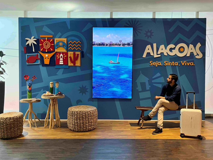 Secretaria de Turismo inaugura espaço para promover Destino Alagoas em aeroporto de São Paulo