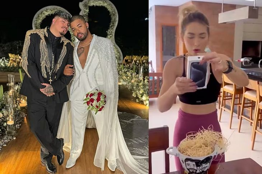 Influencer lamenta casamento vazio após presentear convidados com iPhone 15